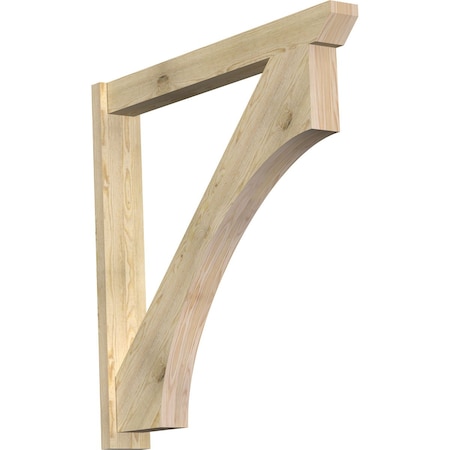 Ekena Millwork Westlake Slat Rough Sawn Outlooker, Douglas Fir, 6"W x 46"D x 46"H OUT06X46X46WTL06RDF